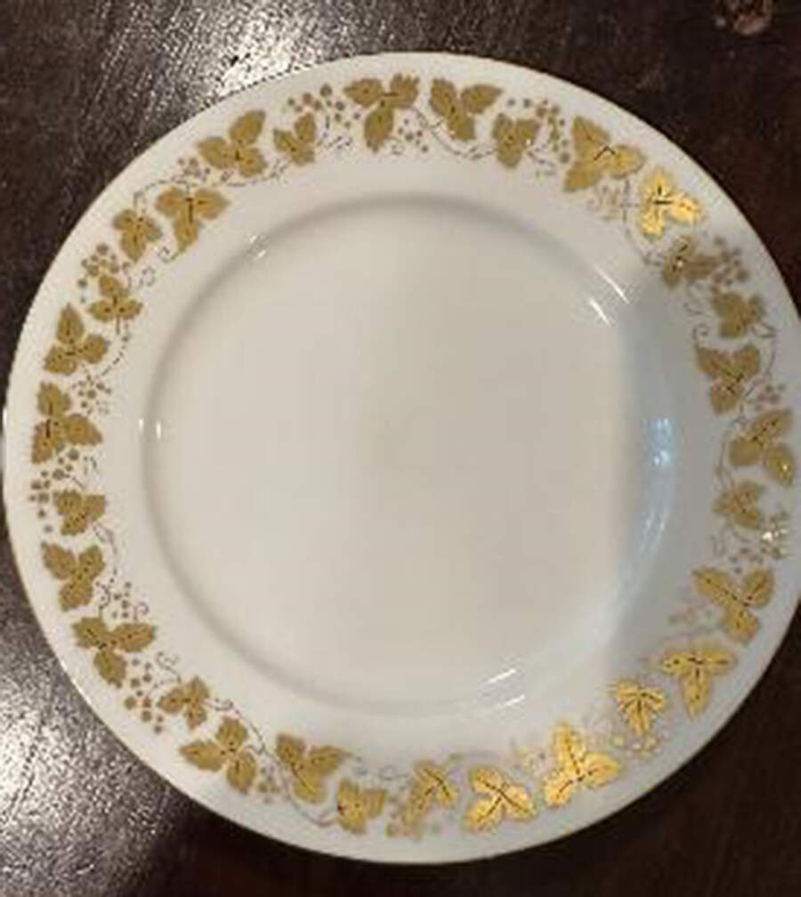 Golden Glow Salad Plate by Baronet-1