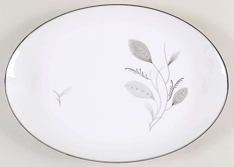 Impromtu 12" Oval Serving Platter by Baronet-1