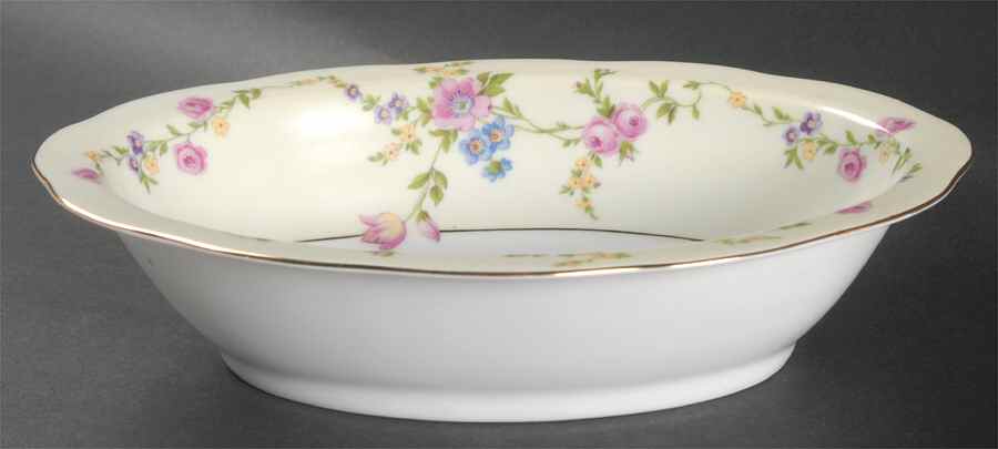 Juliet 10" Oval Vegetable Bowl by Baronet-1