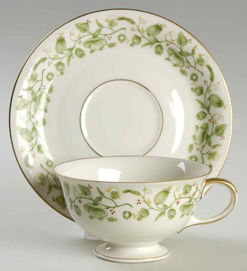 Lausanne Footed Cup & Saucer Set by Baronet-1