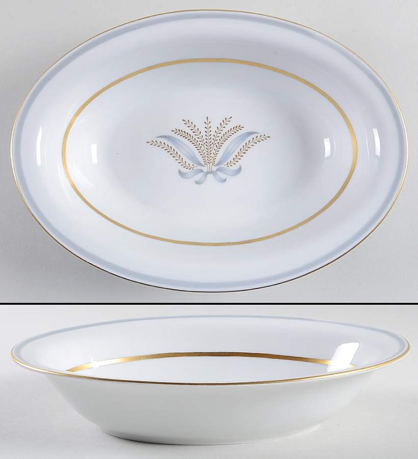 Loraine 9" Oval Vegetable Bowl by Baronet-1