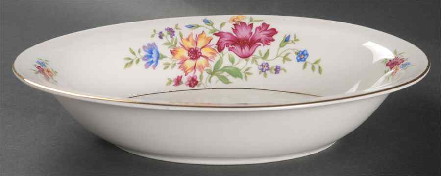 Lorna 9" Oval Vegetable Bowl by Baronet-1