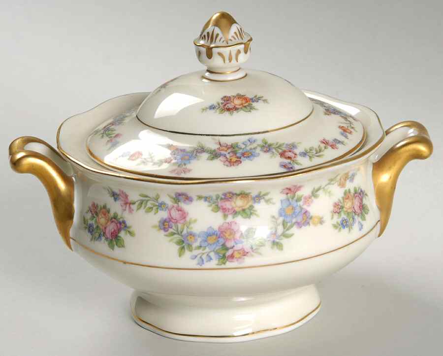 Lorraine Sugar Bowl & Lid by Baronet-1