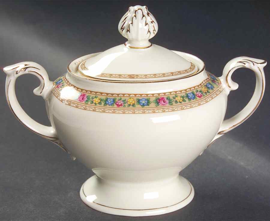 Lucille Sugar Bowl & Lid by Baronet-1