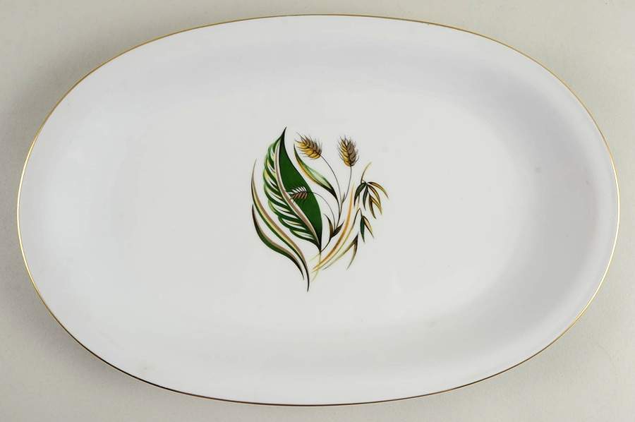Lynwood 14" Oval Serving Platter by Baronet-1