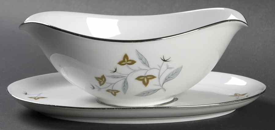 Marlene Gravy Boat with Attached Underplate by Baronet-1