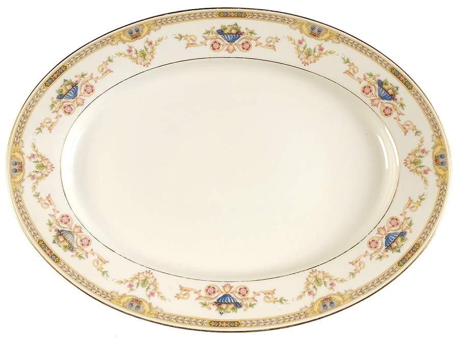 Melody 13" Oval Serving Platter by Baronet-1