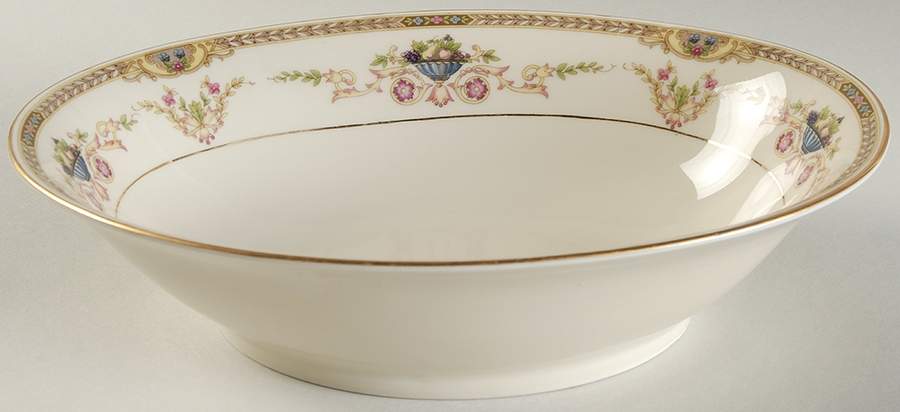 Melody 9" Oval Vegetable Bowl by Baronet-1