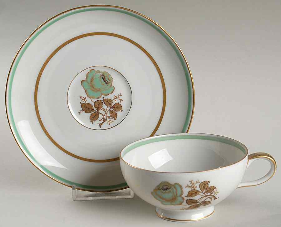 Minerva Footed Cup & Saucer Set by Baronet-1