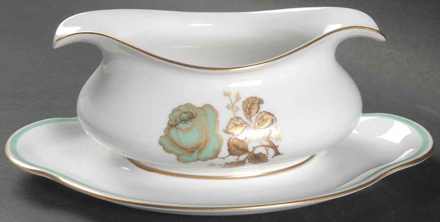 Minerva Gravy Boat with Attached Underplate by Baronet-1