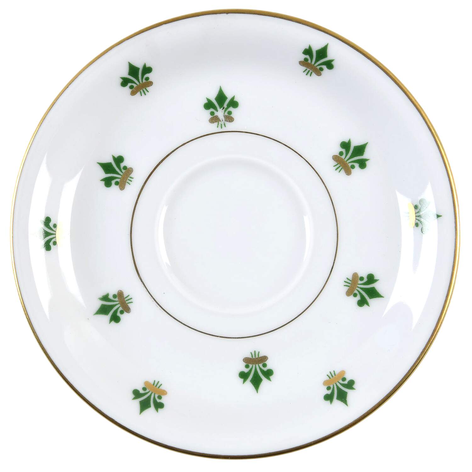 Nanette (Gold Verge) Saucer for Demitasse Cup by Baronet-1