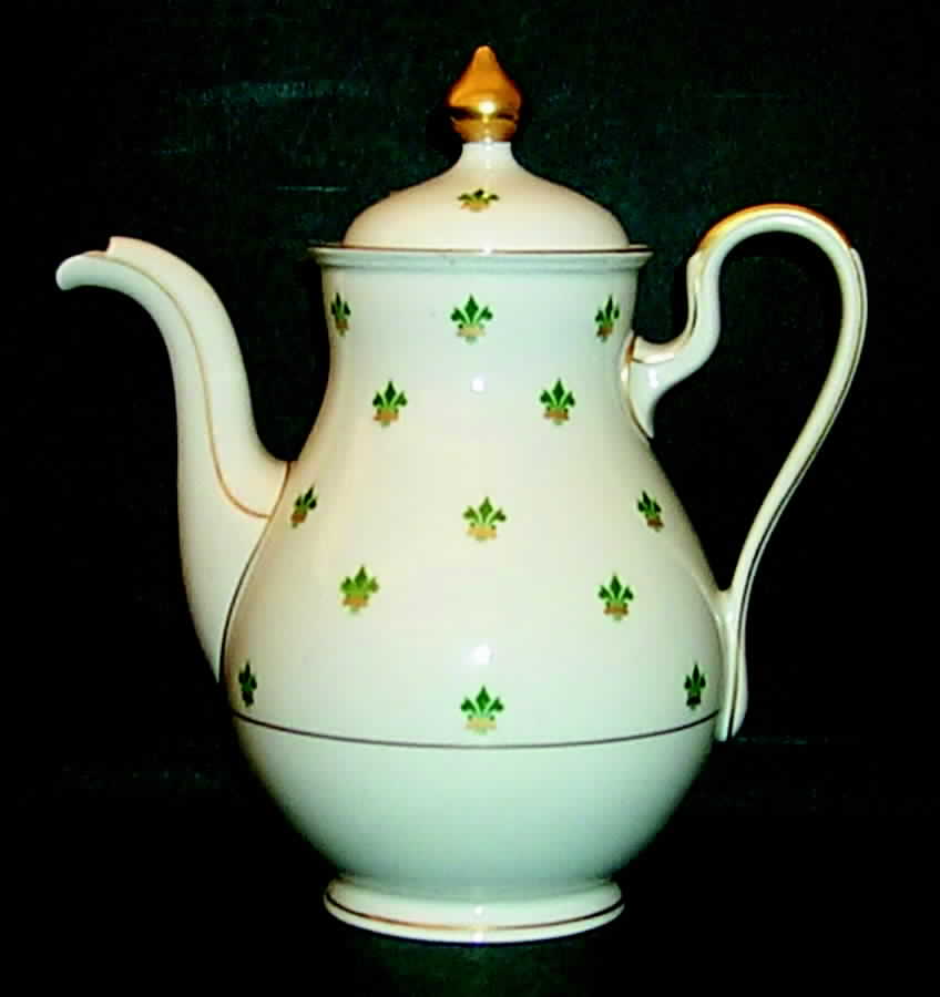 Nanette (Gold Verge) Coffee Pot & Lid by Baronet-1