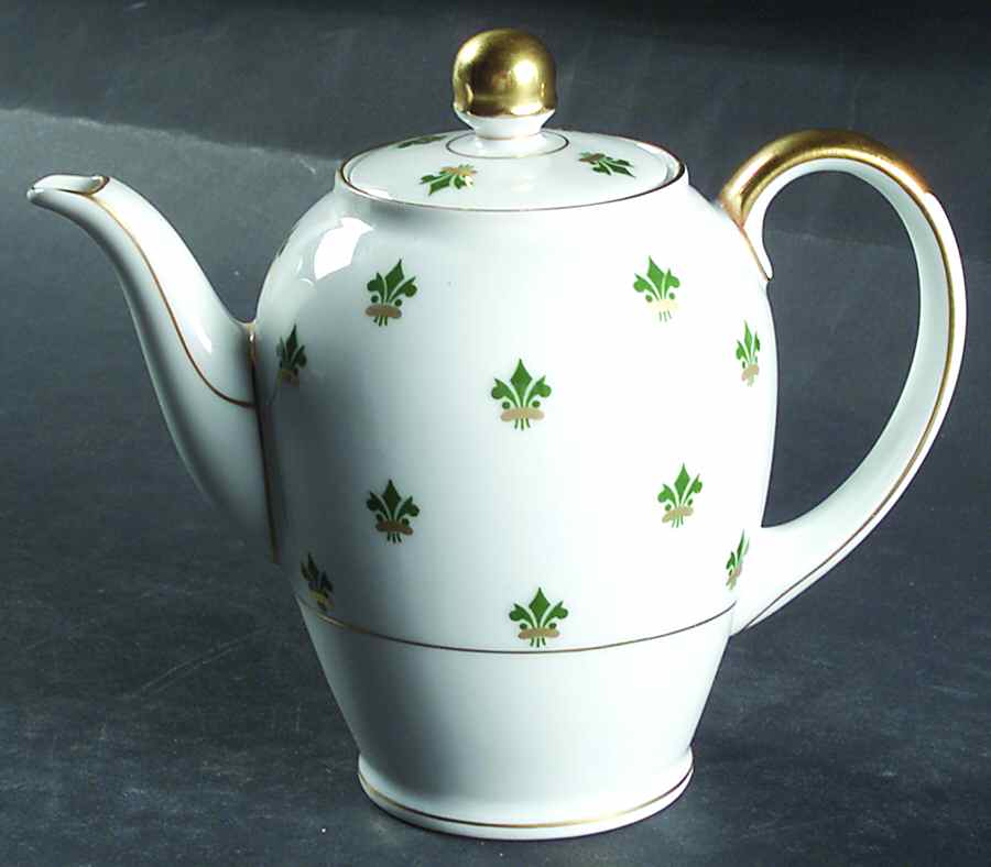 Nanette (Gold Verge) Individual Coffee Pot & Lid by Baronet-1