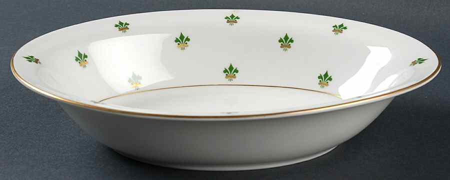 Nanette (Gold Verge) 9" Oval Vegetable Bowl by Baronet-1
