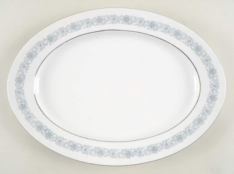 Nocturne 13" Oval Serving Platter by Baronet-1