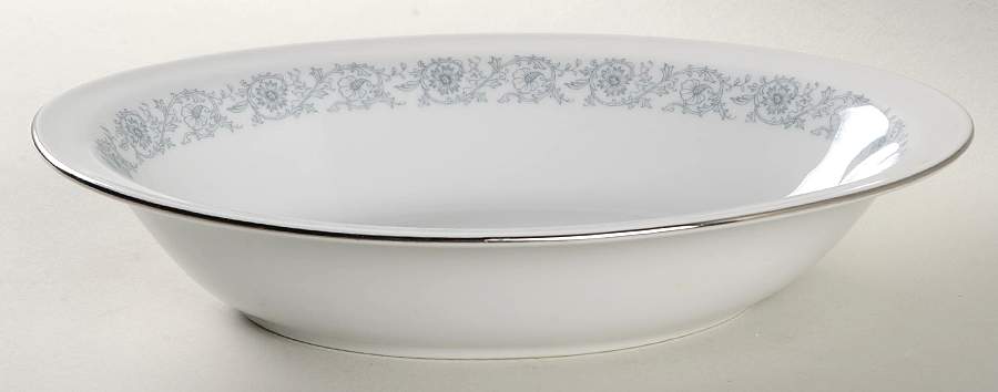 Nocturne 9" Oval Vegetable Bowl by Baronet-1