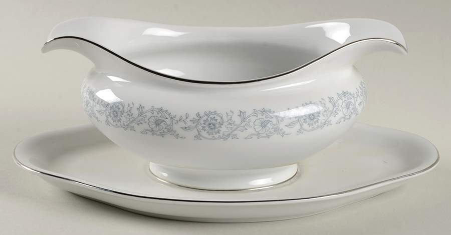 Nocturne Gravy Boat with Attached Underplate by Baronet-1