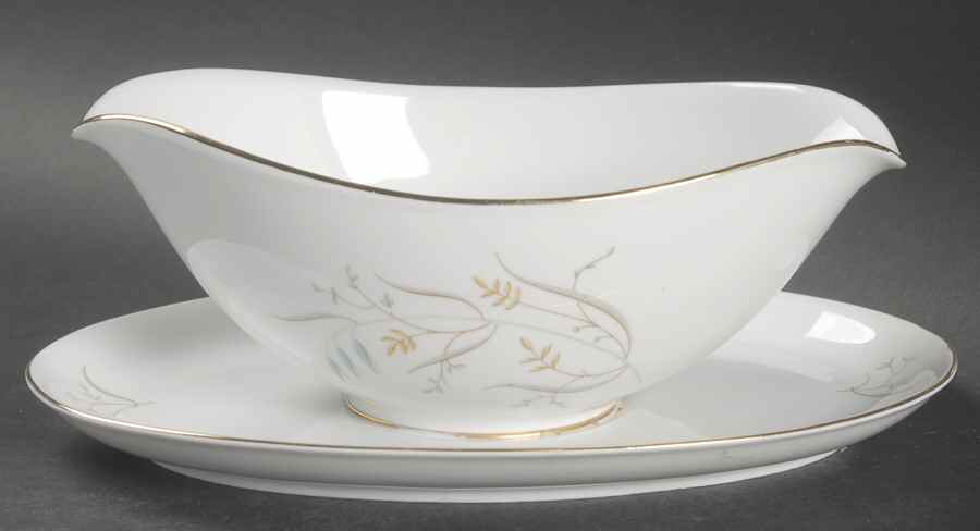 Pandora Gravy Boat with Attached Underplate by Baronet-1