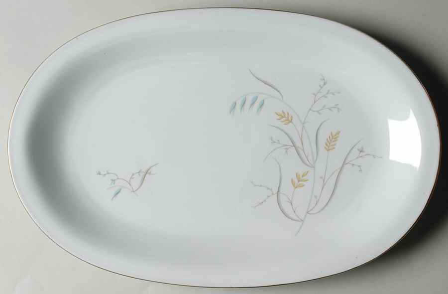 Pandora 14" Oval Serving Platter by Baronet-1