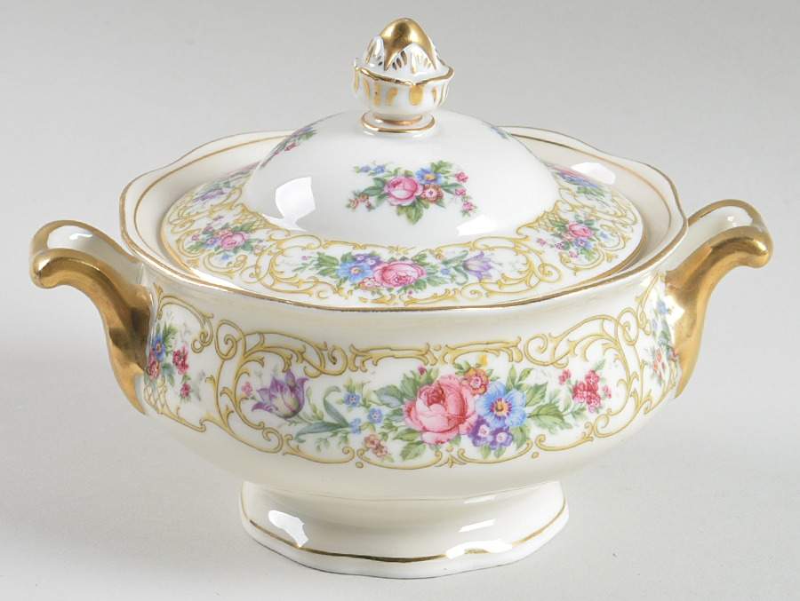 Plaza Sugar Bowl & Lid by Baronet-1