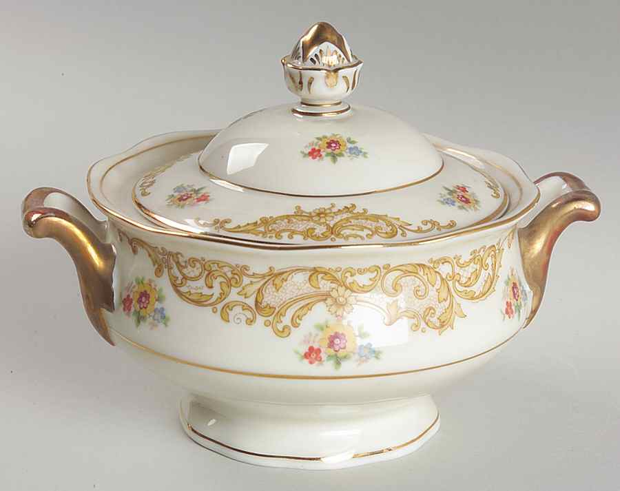 Priscilla Sugar Bowl & Lid by Baronet-1
