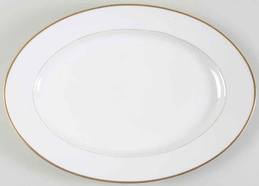 Regina 15" Oval Serving Platter by Baronet-1