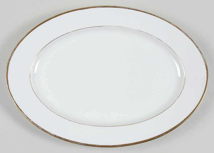 Regina 13" Oval Serving Platter by Baronet-1