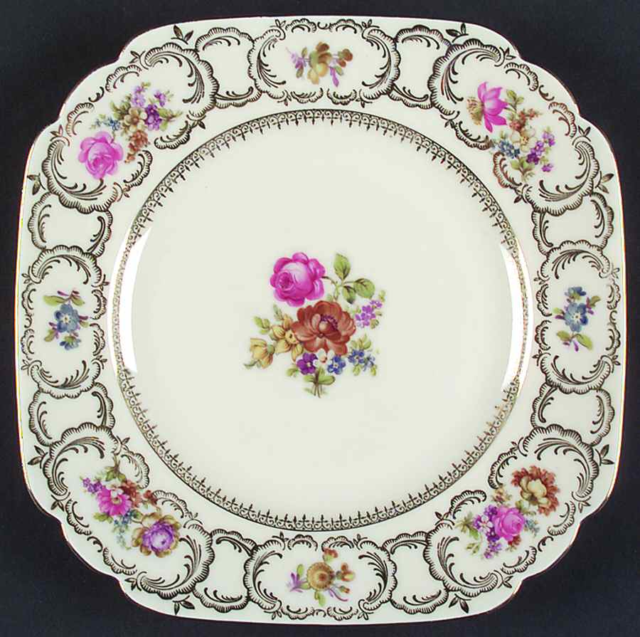 Rhapsody Square Salad Plate by Baronet-1