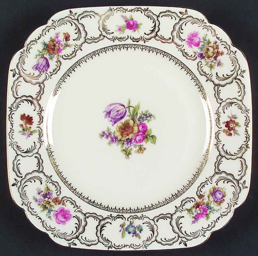 Rhapsody Square Salad Plate by Baronet-1