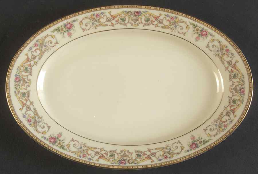 Romance 10" Oval Serving Platter by Baronet-1