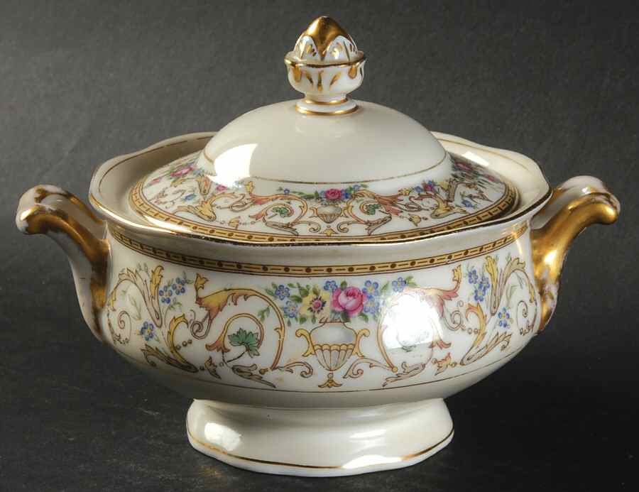 Romance Sugar Bowl & Lid by Baronet-1
