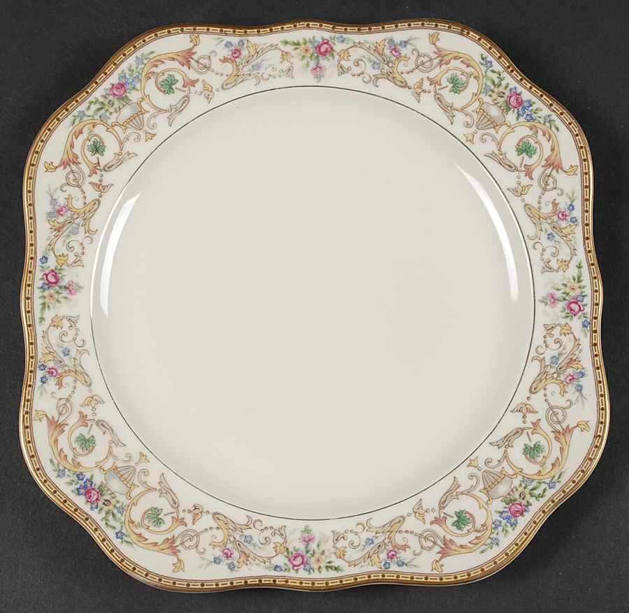 Romance Square Luncheon Plate by Baronet-1