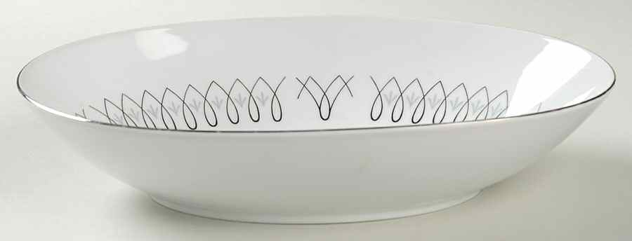 Rondo 9" Oval Vegetable Bowl by Baronet-1