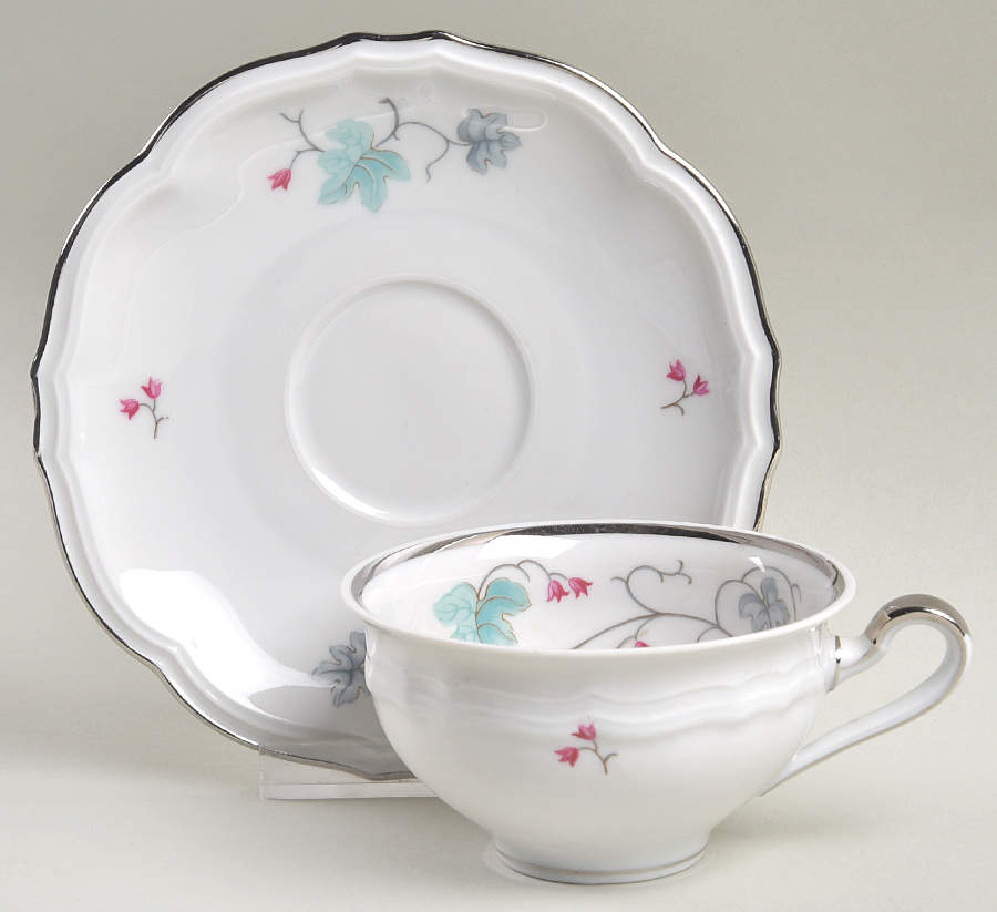 Sandra Flat Cup & Saucer Set by Baronet-1