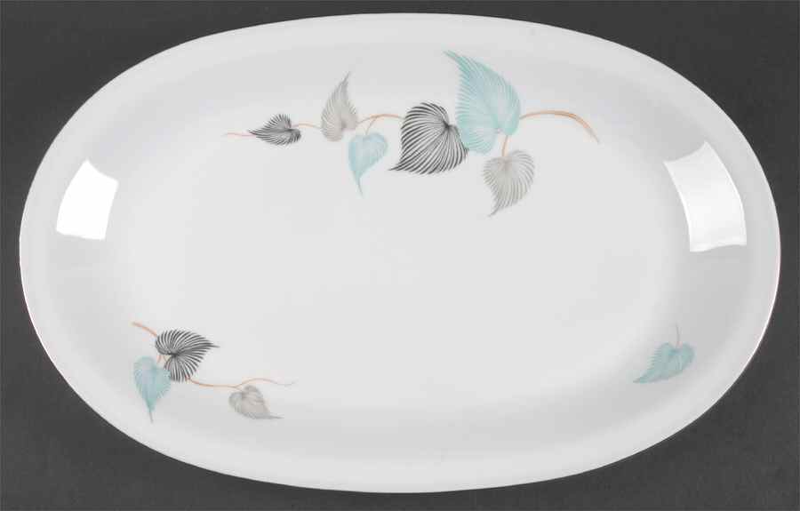 Shirley 16" Oval Serving Platter by Baronet-1