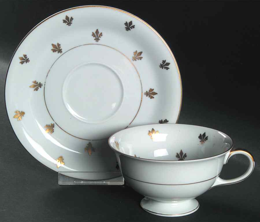 Suzette Footed Cup & Saucer Set by Baronet-1