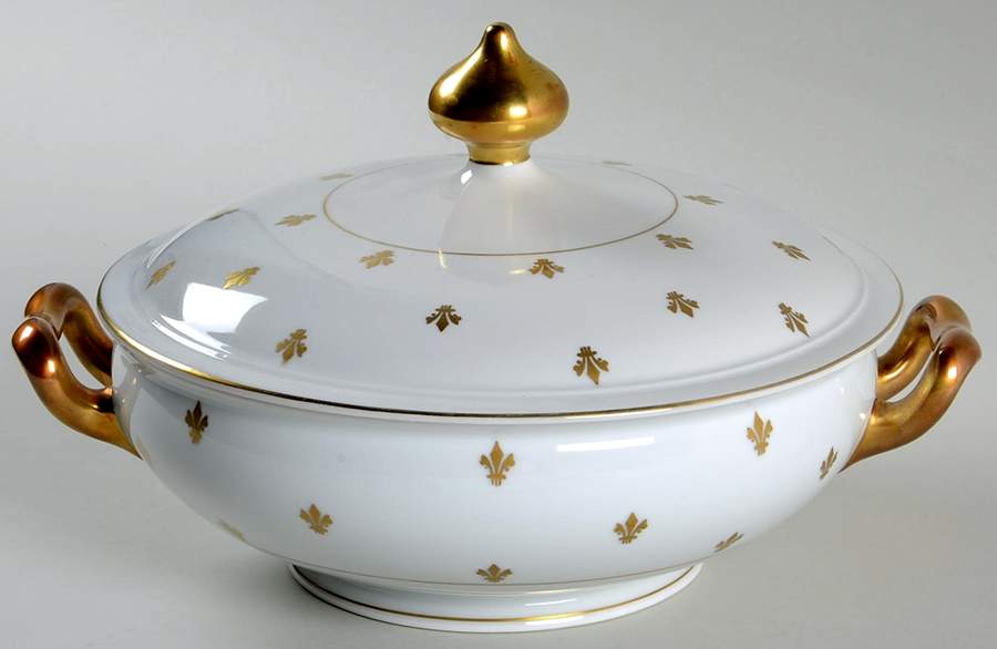 Suzette Round Covered Vegetable by Baronet-1