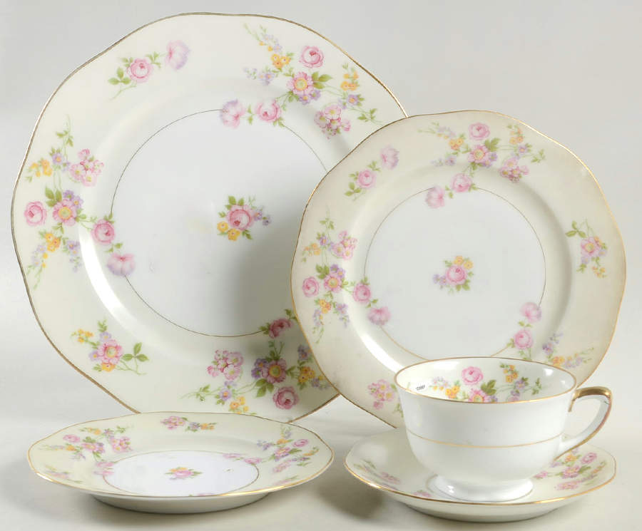 Sylvia 5 Piece Place Setting by Baronet-1