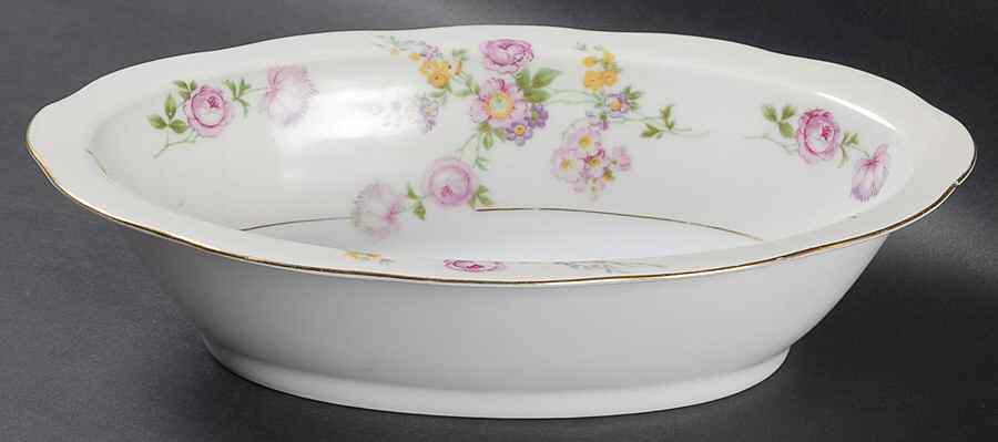 Sylvia 9" Oval Vegetable Bowl by Baronet-1