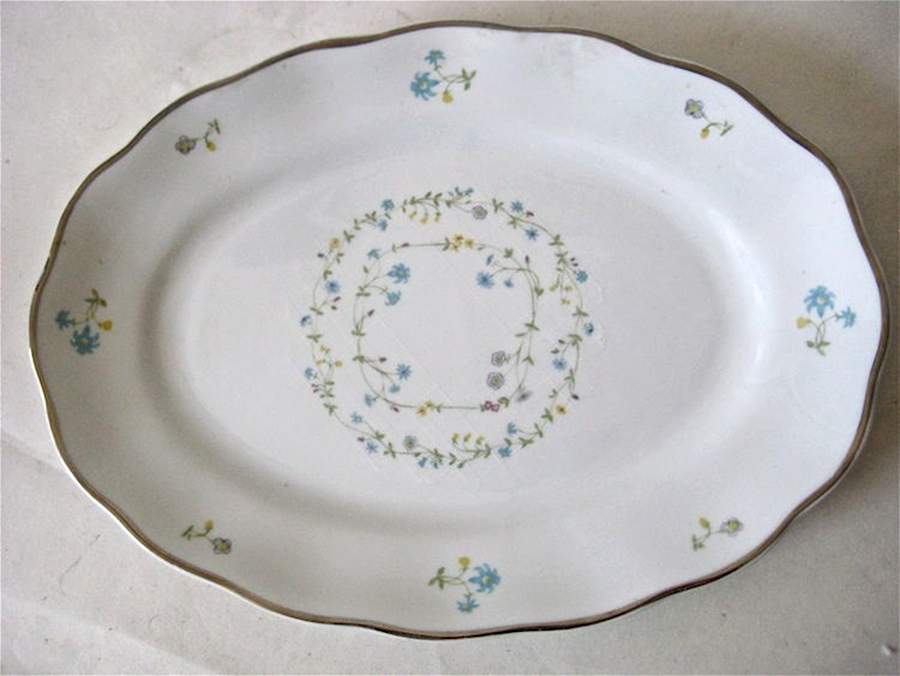 Andante 13" Oval Serving Platter by Baum Brothers-1