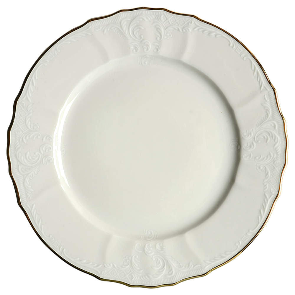 Bernadotte Ivory Dinner Plate by Baum Brothers-1