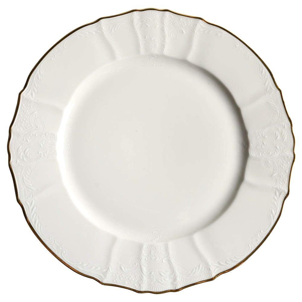 Bernadotte Ivory 11" Chop Plate (Round Platter) by Baum Brothers-1