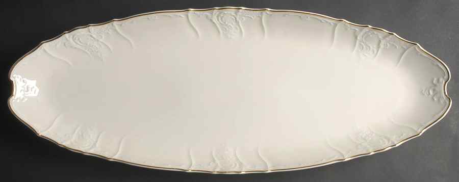 Bernadotte Ivory 25" Fish Platter by Baum Brothers-1
