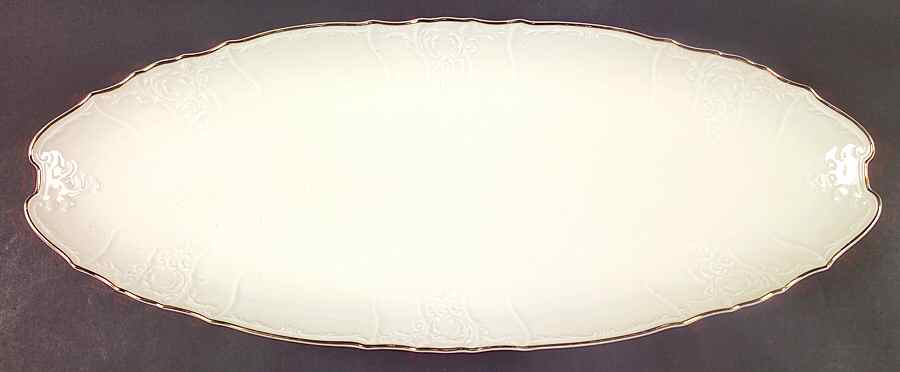 Bernadotte Ivory 20" Fish Platter by Baum Brothers-1
