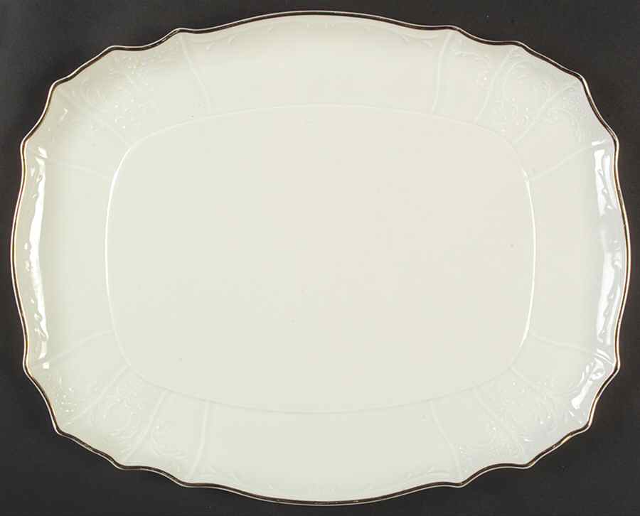 Bernadotte Ivory 16'' Rectangular Tray by Baum Brothers-1