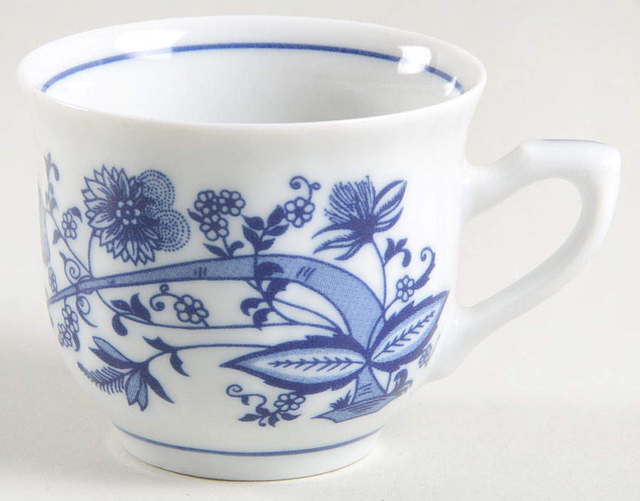Blue Onion Flat Demitasse Cup by Baum Brothers-1