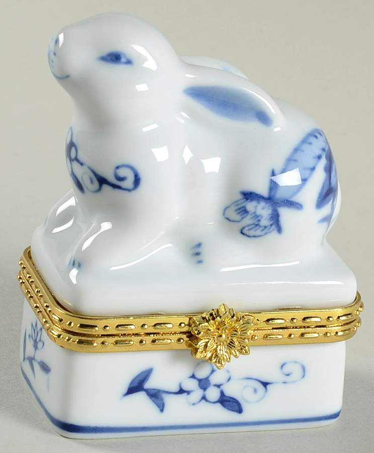 Blue Onion Hinged Keepsake Box by Baum Brothers-1