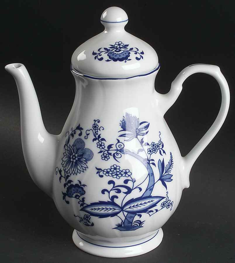 Blue Onion Coffee Pot & Lid by Baum Brothers-1