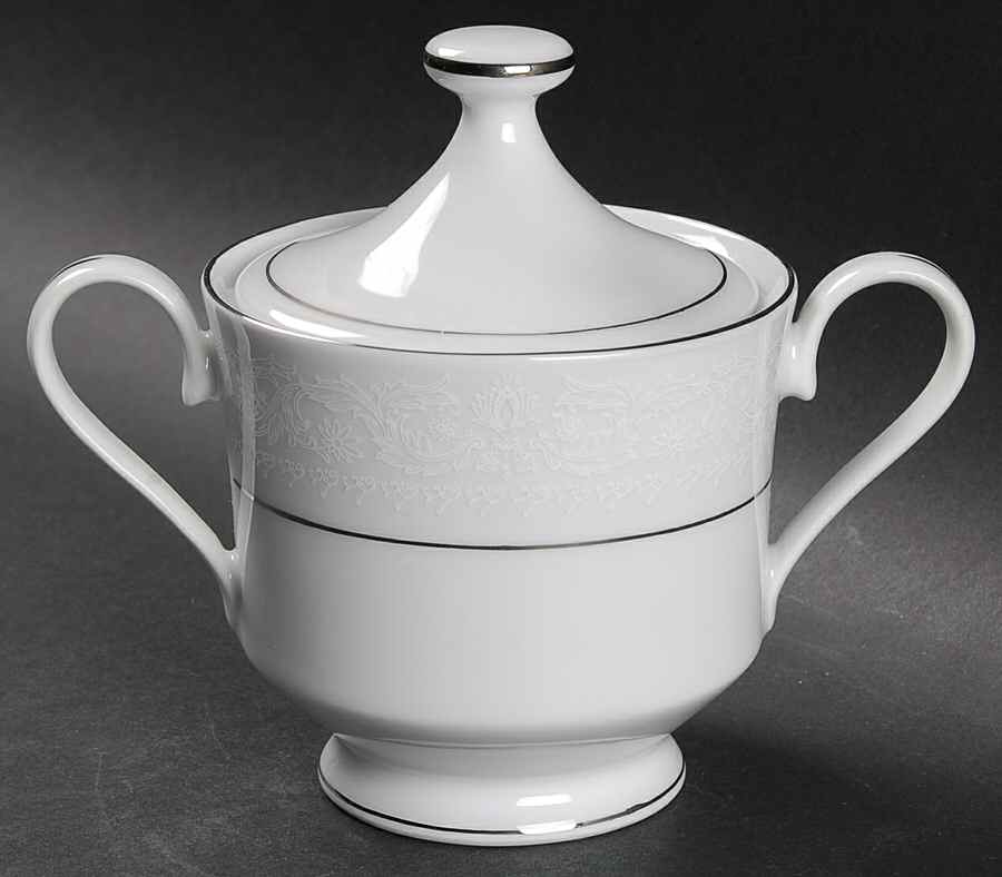 Buckingham Sugar Bowl & Lid by Baum Brothers-1