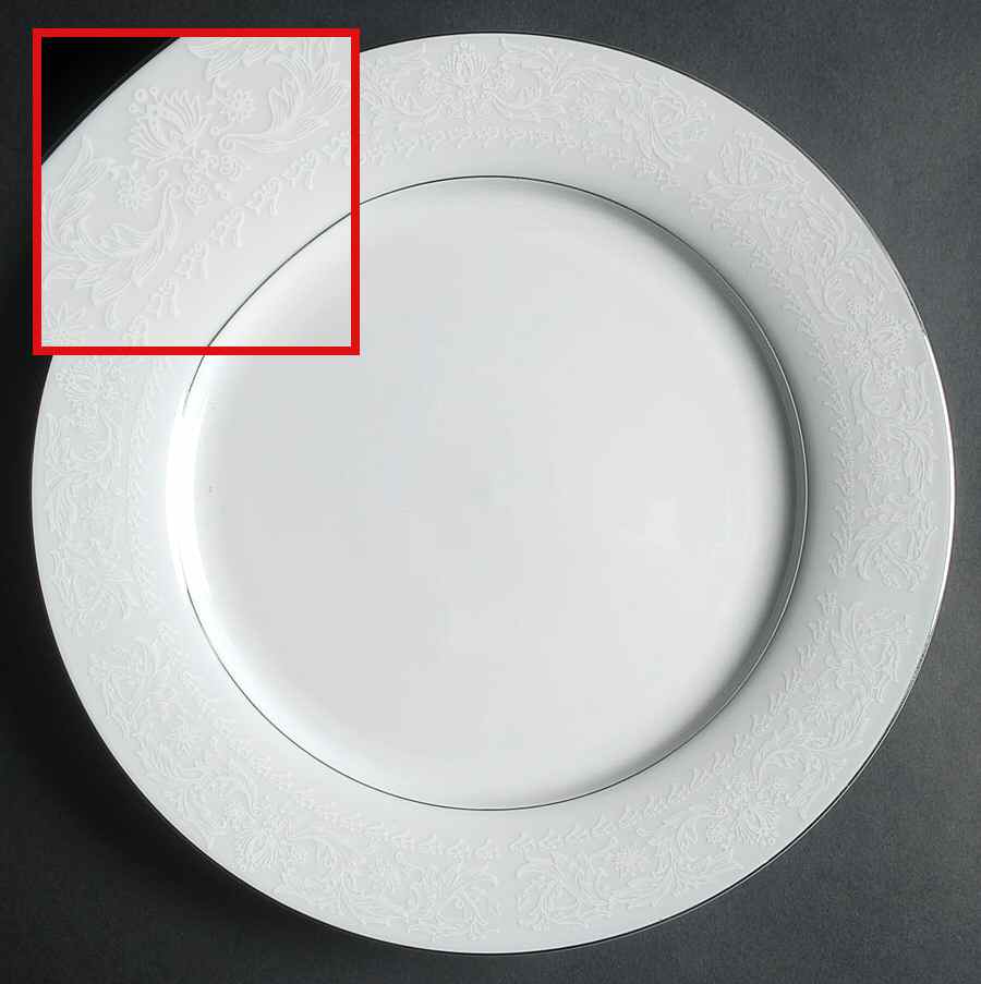 Buckingham Dinner Plate by Baum Brothers-1